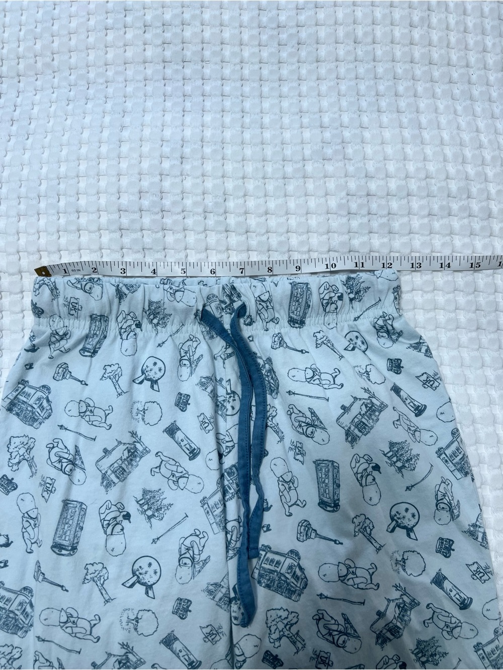 Disney Blue Cotton Winnie the Pooh Pajama Pants - Picture 6 of 8
